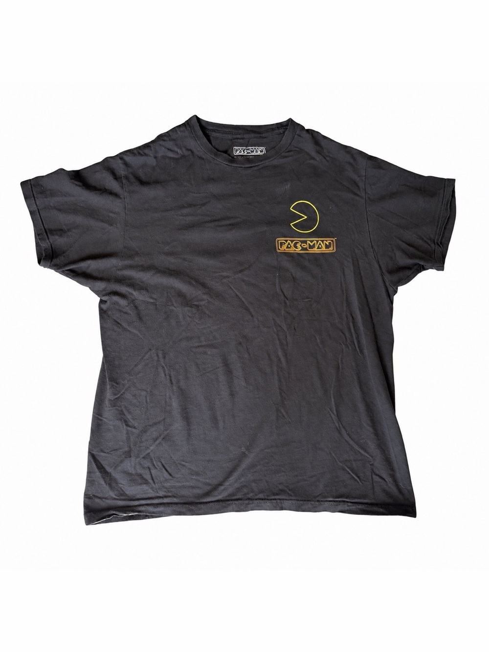 PAC-MAN Black Retro Arcade Graphic T-Shirt Men’s Large